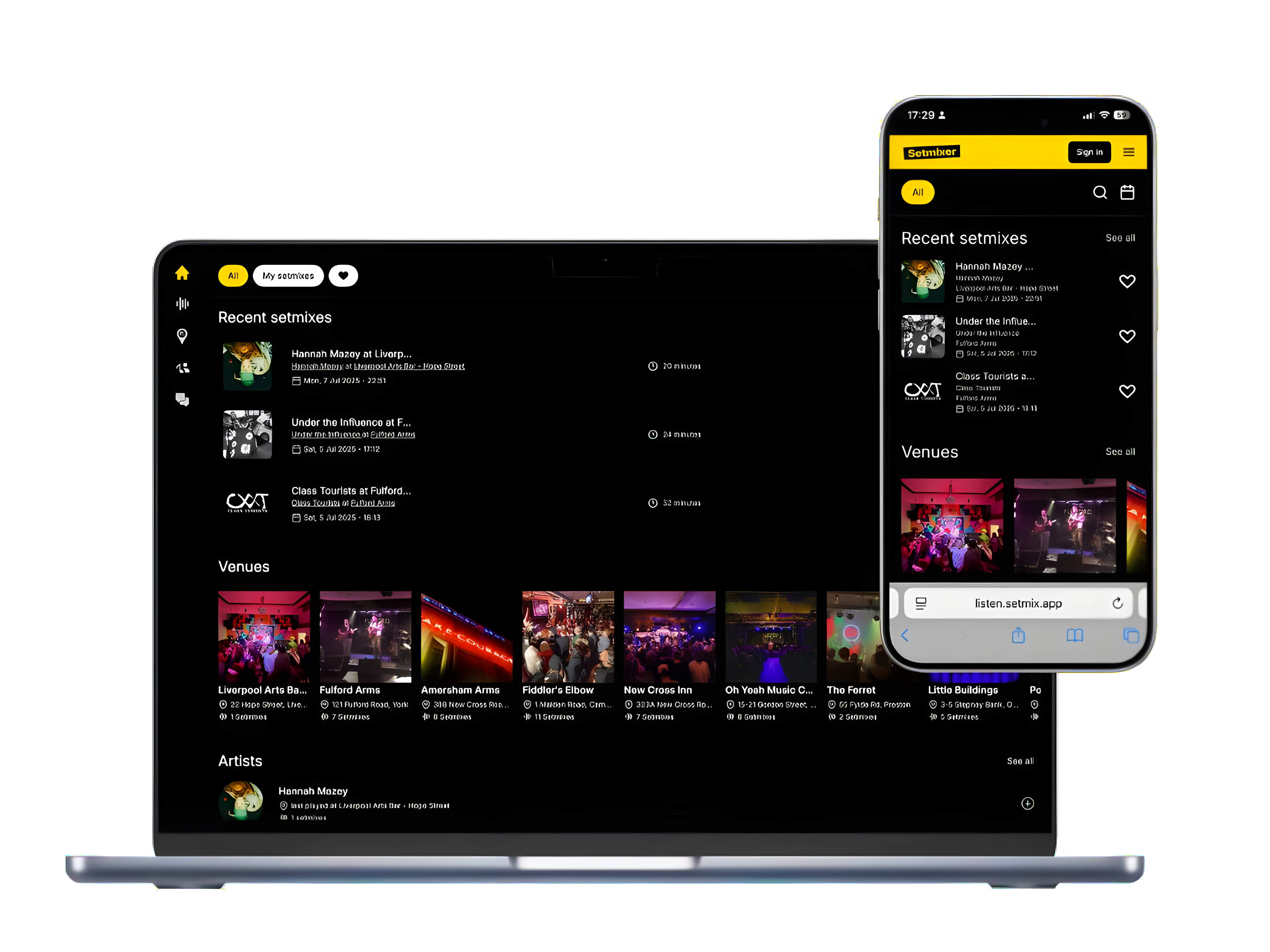 SetMixer Screenshot